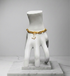 Sade ve İddialı: Minimalist Kelebekli İkili Çelik Zincir Bileklik