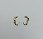 Altın Rengi Halka Küpe