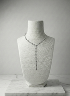 Zarif Top Boncuklu: Gümüş Tonu Çelik Y Zincir Kolye