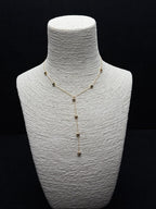 Zarif Aşk: Çelik Y Zincirli, Minik Kalp Detaylı Gold Kolye